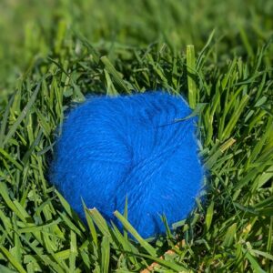 Pelotes 80% Angora 20% mérinos Bleu roy