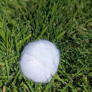 Pelotes 80% Angora 20% merinos Blanc