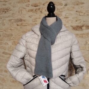 Echarpe 80% Angora Gris foncé