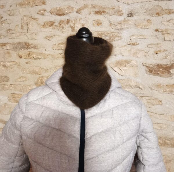 Tour de cou 80% Marron Foncé