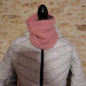 Tour de cou 80% Vieux rose