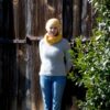 Snood 80% Angora Safran