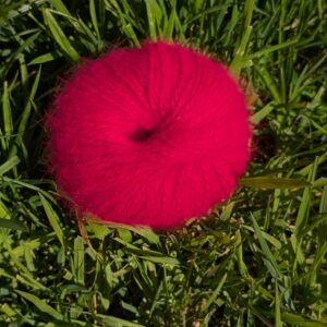 Pelotes 80% Angora 20% mérinos Carmin