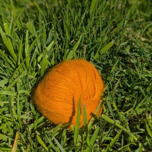 Pelotes 80% Angora 20% mérinos orange
